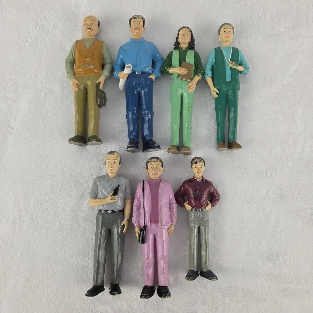 Vintage Cre8tive Minds Dollhouse Family Figures Lot 7 Pretend Play Doll Creative